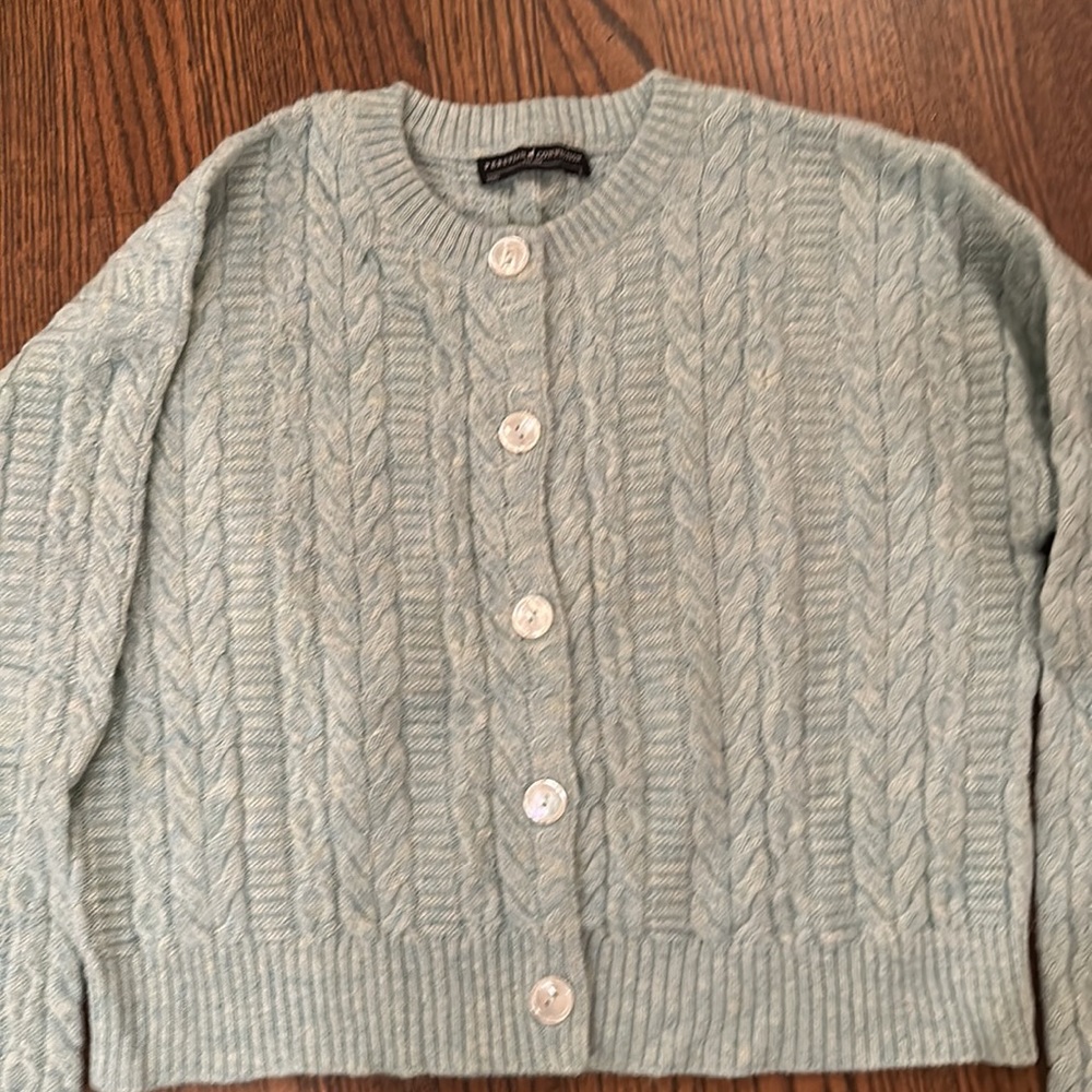 Peruvian Connection Cropped Cableknit Sweater - image 3